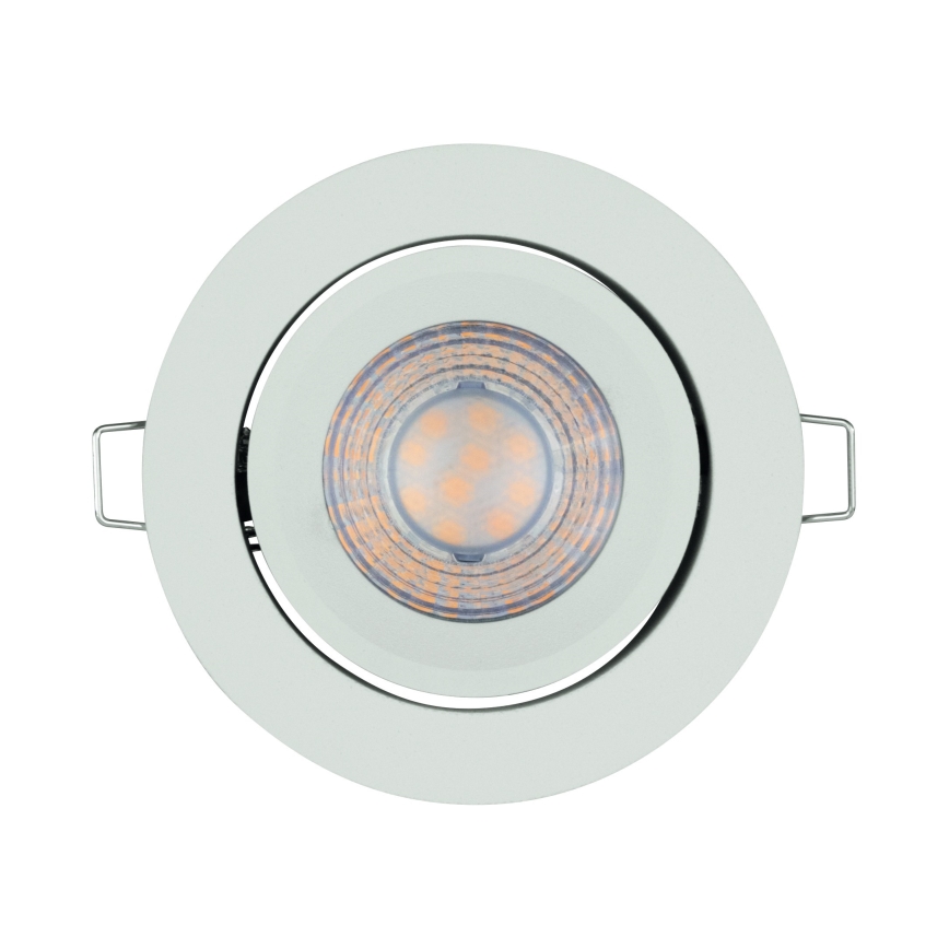 Osram - Conjunto de 3 spots de embutir LED reguláveis SPOT LED/4,9W/230V 2700K Ø 8,7 cm brancos