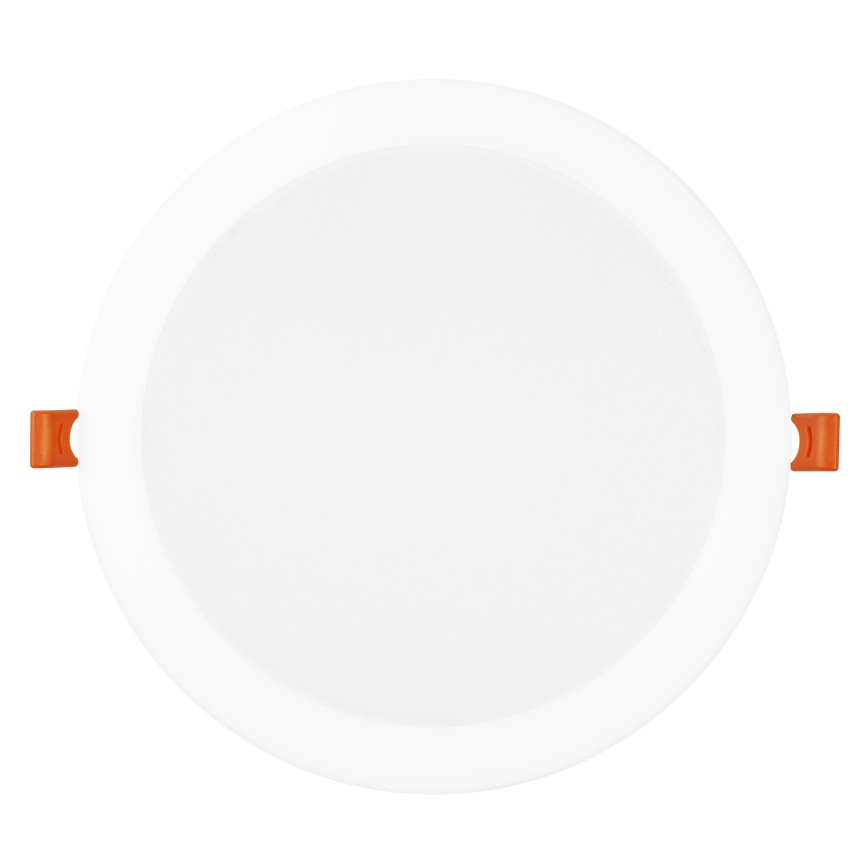 Osram - Conjunto com 6 luminárias de embutir LED ESSENTIAL LED/18W/230V 6500K, diâmetro 22 cm, brancas