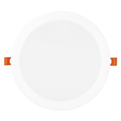 Osram - Conjunto de 6 luminárias LED de embutir ESSENTIAL LED/18W/230V 4000K Ø 22 cm branco