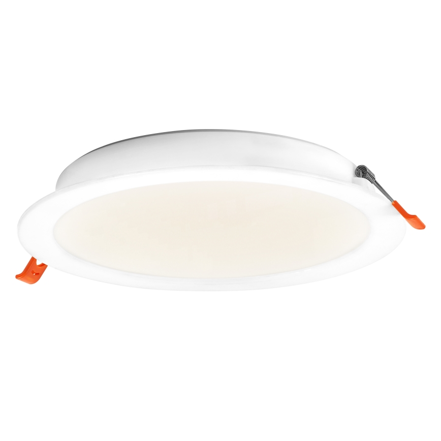 Osram - Conjunto de 6 luminárias LED de embutir ESSENTIAL LED/18W/230V 4000K Ø 22 cm branco