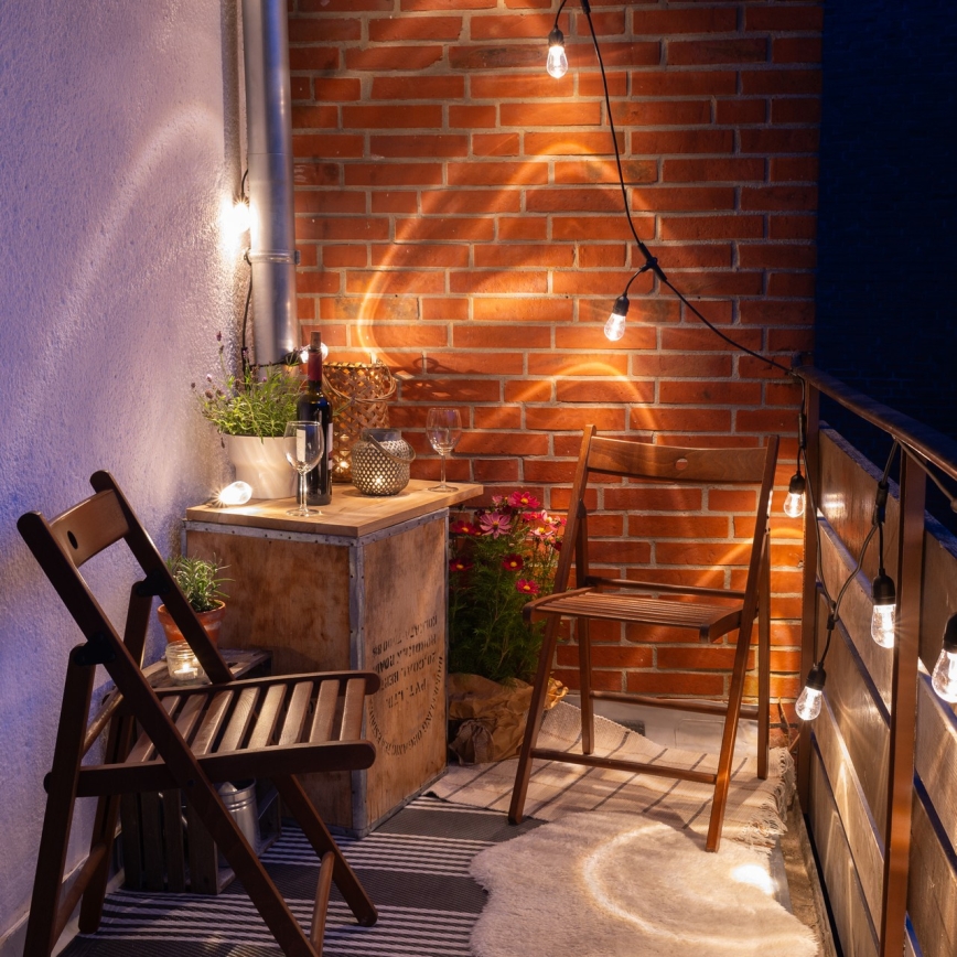 Osram - Guirlanda exterior LED RGB regulável SMART+ STRING 12xLED/230V 7,47m IP44 Wi-Fi