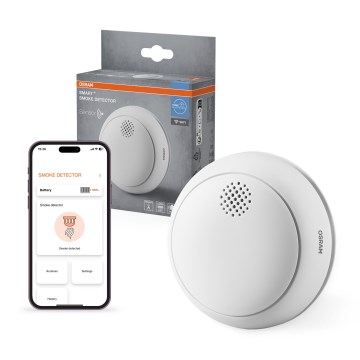 Osram - Detetor de Fumos SMART+ 3V Wi-Fi 1400 mAh