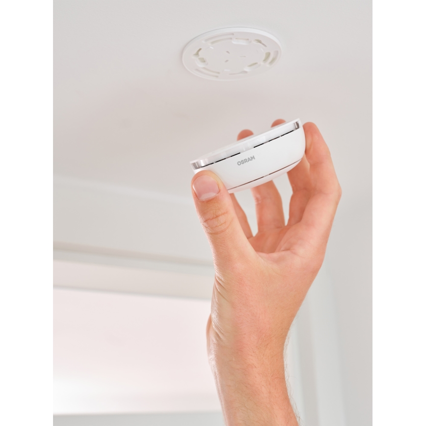 Osram - Detetor de Fumos SMART+ 3V Wi-Fi 1400 mAh