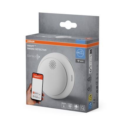 Osram - Detetor de Fumos SMART+ 3V Wi-Fi 1400 mAh