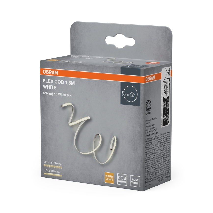 Osram - Fita LED FLEX COB 1,5m LED/7,5W/230V