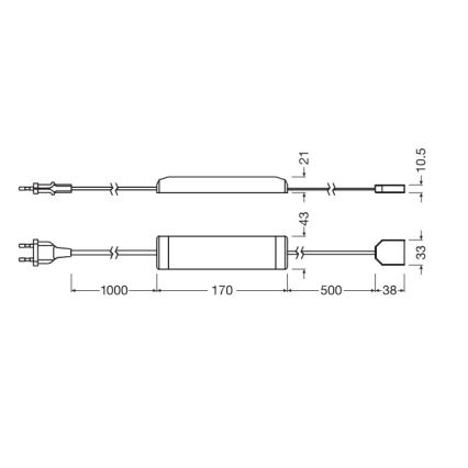 Osram - Fita LED regulável FLEX ACOUSTIC 2,6m LED/29W/230V + controlo remoto