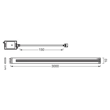Osram - Fita LED regulável SMART+ COB 3m LED/14W/230V 2700-6500K Wi-Fi
