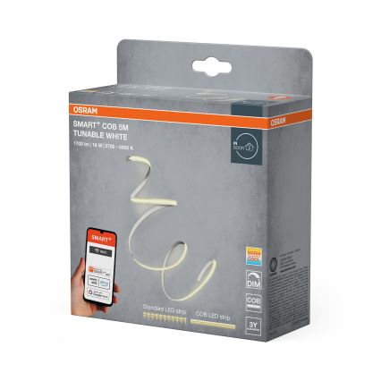 Osram - Fita LED regulável SMART+ COB 5m LED/18W/230V 2700-6500K Wi-Fi