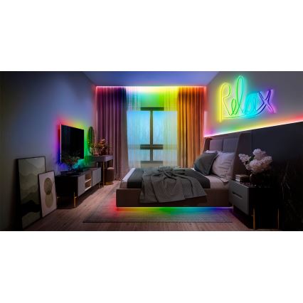Osram - Fita LED RGB dimerizável SMART+ MAGIC 3m LED/22W/230V Wi-Fi + comando remoto