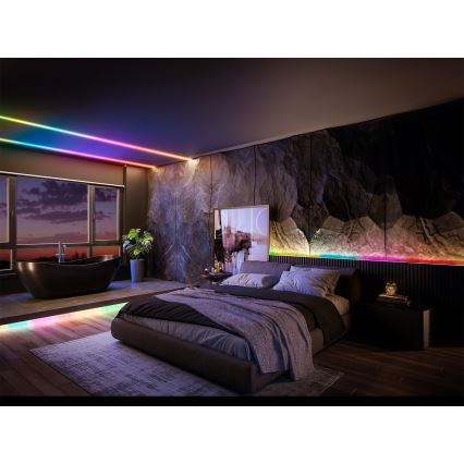 Osram - Fita LED RGB dimerizável SMART+ MAGIC 3m LED/22W/230V Wi-Fi + comando remoto