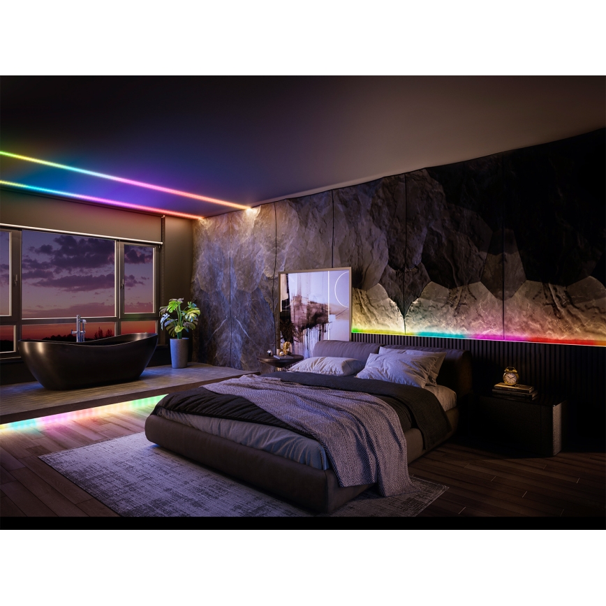 Osram - Fita LED RGB dimerizável SMART+ MAGIC 3m LED/22W/230V Wi-Fi + comando remoto