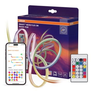 Osram - Fita LED RGB regulável para exterior SMART+ MAGIC 3m LED/15W/230V IP44 Wi-Fi + controlo remoto