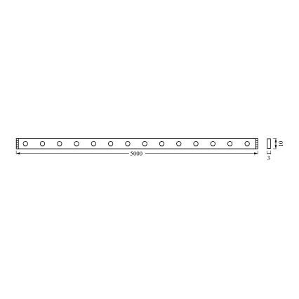 Osram - Fita LED RGB dimerizável SMART+ MAGIC FLEX 5m LED/24W/230V Wi-Fi + controlo remoto