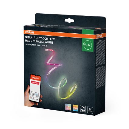 Osram - Fita LED SMART+ FLEX RGB+TW regulável para exterior 5m LED/11W/230V 2000-6500K IP65