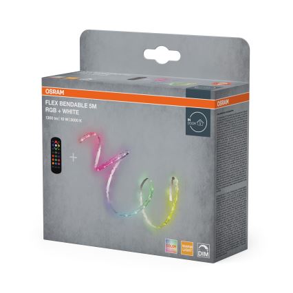 Osram - Fita LED RGBW dimerizável FLEX 5m LED/10W/230V + controlo remoto