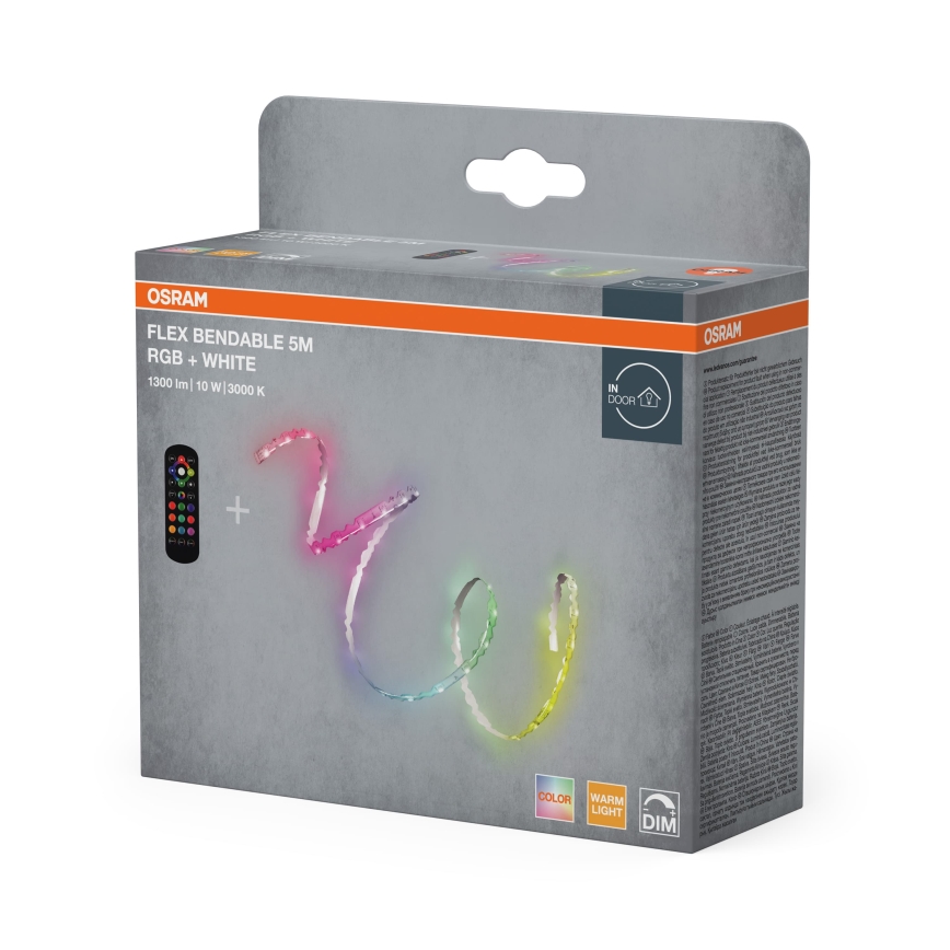 Osram - Fita LED RGBW dimerizável FLEX 5m LED/10W/230V + controlo remoto