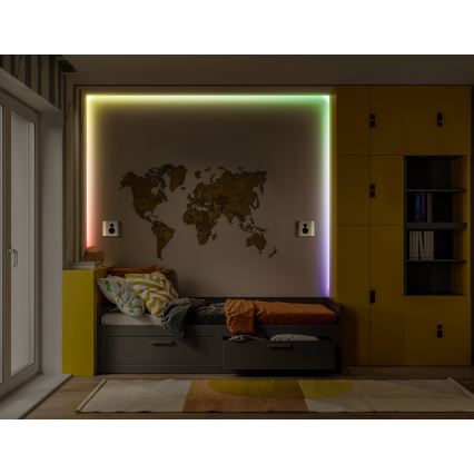 Osram - Fita LED RGBW regulável FLEX 7m LED/18W/230V + controlo remoto