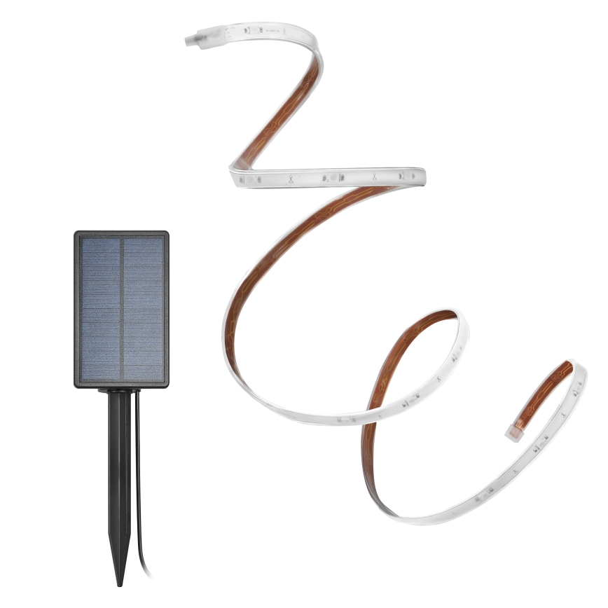Osram - Fita solar LED RGBW regulável FLEX MAGIC 3m LED/1,2W/3,7V 2000 mAh IP44 + controlo remoto