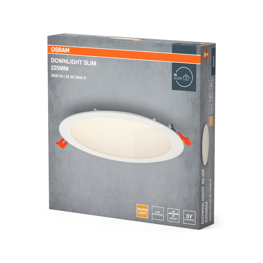 Osram - Foco de encastrar LED SLIM LED/22W/230V 3000K