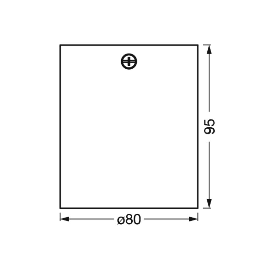 Osram - Foco SPOT 1xGU10/7W/230V preto