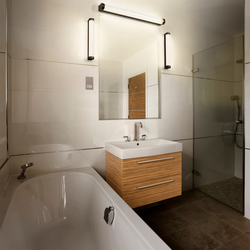 Osram - Iluminação LED dimerizável para espelho de casa de banho ORBIS TUBE LED/12W/230V 3000/4000K 60 cm IP44 preto