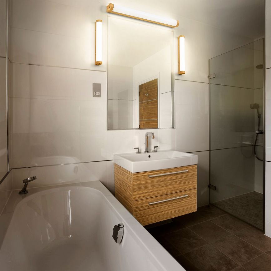 Osram - Iluminação LED dimerizável para espelho de casa de banho ORBIS TUBE LED/12W/230V 3000/4000K 60 cm IP44 castanho