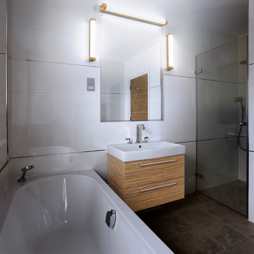 Osram - Iluminação LED dimerizável para espelho de casa de banho ORBIS TUBE LED/12W/230V 3000/4000K 60 cm IP44 castanho