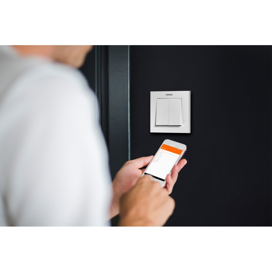 Osram - Interruptor sem fios SMART+ de 2 botões 5 V Wi-Fi