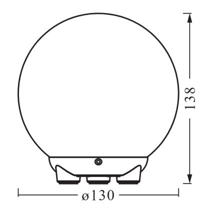 Ledvance - Candeeiro de mesa LED RGBW dimerizável SMART+ MAGIC LED/2,5W/5V 2200-6500K Wi-Fi branco
