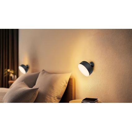 Osram - Lâmpada de mesa recarregável LED dimerizável 3 em 1 DECOR HELPER LED/1,8W/5V preta