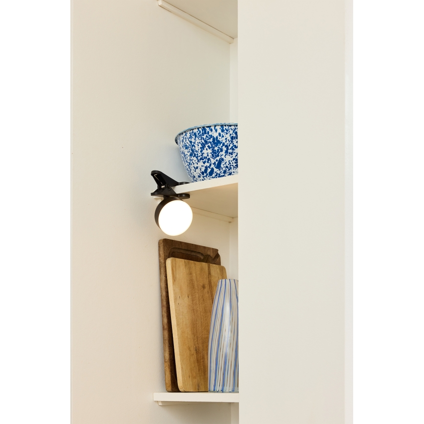 Osram - Lâmpada de mesa recarregável LED dimerizável 3 em 1 DECOR HELPER LED/1,8W/5V preta