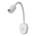 Osram - Lâmpada de parede flexível PLUG TUBE FLEX 1xGU10/5W/230V branca