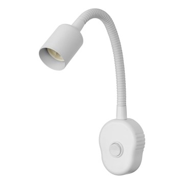 Osram - Lâmpada de parede flexível PLUG TUBE FLEX 1xGU10/5W/230V branca