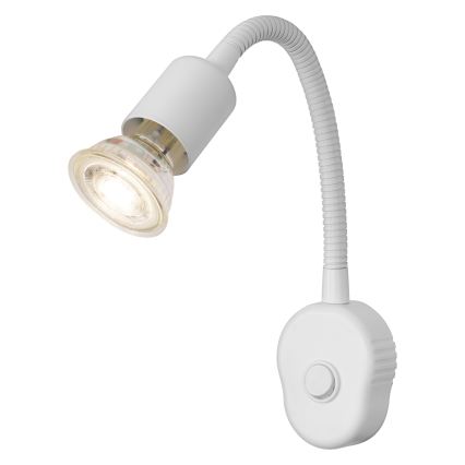 Osram - Lâmpada de parede flexível PLUG TUBE FLEX 1xGU10/5W/230V branca