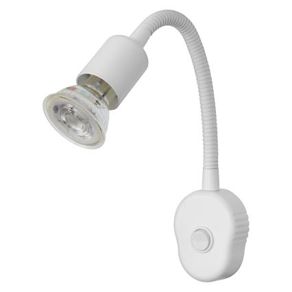 Osram - Lâmpada de parede flexível PLUG TUBE FLEX 1xGU10/5W/230V branca