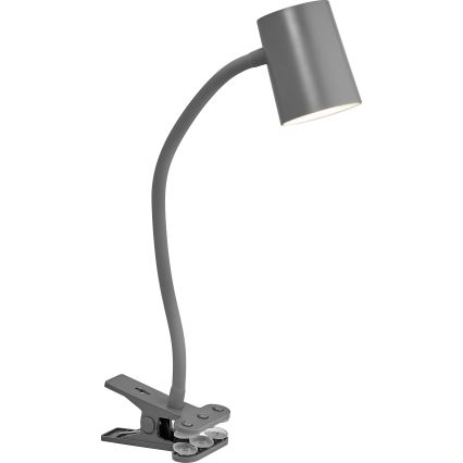 Osram - Lâmpada de secretária com clipe DESK LINE 1xGU10/9W/230V cinzenta