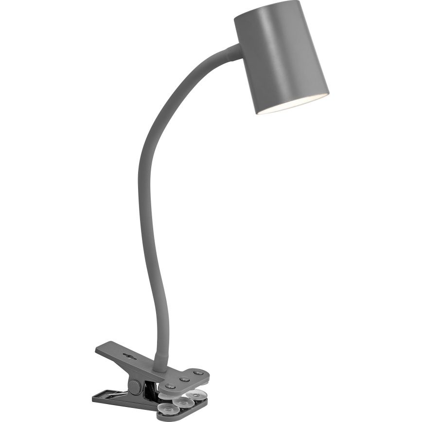 Osram - Lâmpada de secretária com clipe DESK LINE 1xGU10/9W/230V cinzenta