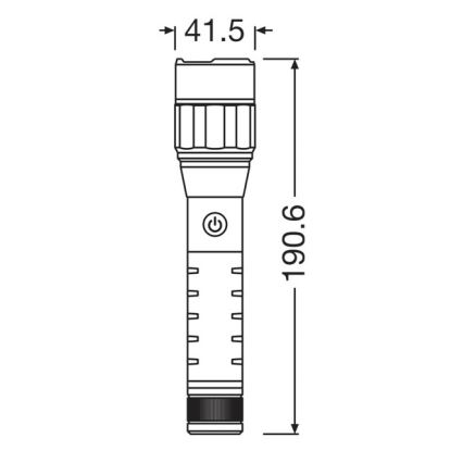 Osram - Lanterna recarregável LED regulável LEDINSPECT PRO TORCH 1200 LED/13W/3,6V 4000 mAh IP44