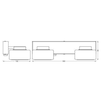 Osram - Candeeiro de parede LED para casa de banho ORBIS FLAME 2xLED/5,5W/230V 3000/4000K IP44 cromado brilhante