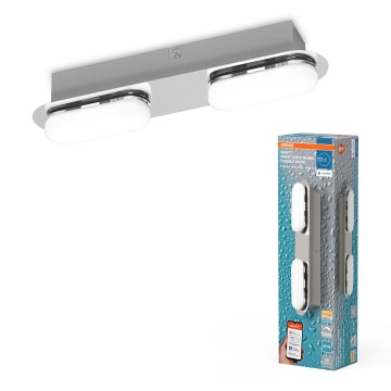 Osram - LED Aplique de parede para casa de banho regulável SMART+ DUPLO LED/15W/230V 3000-6500K IP44 Wi-Fi