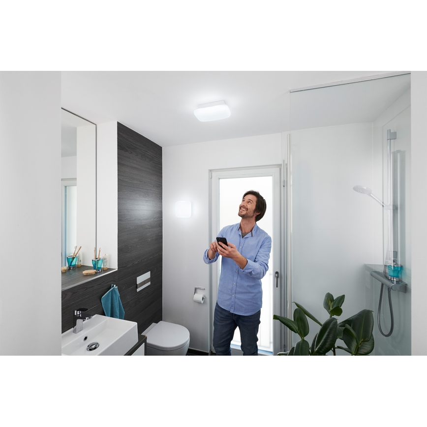 Osram - Candeeiro de tecto LED regulável para casa de banho SMART+ AQUA LED/12W/230V 3000-6500K IP44 Wi-Fi