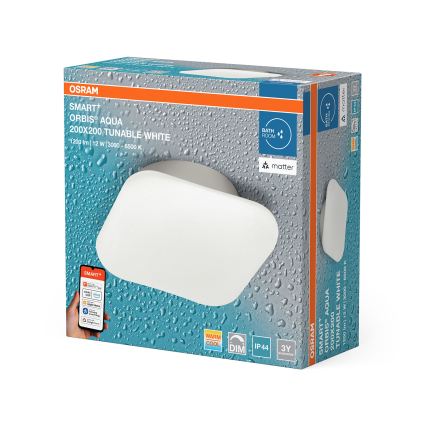 Osram - Candeeiro de tecto LED regulável para casa de banho SMART+ AQUA LED/12W/230V 3000-6500K IP44 Wi-Fi