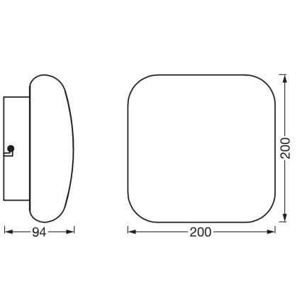 Osram - Candeeiro de tecto LED regulável para casa de banho SMART+ AQUA LED/12W/230V 3000-6500K IP44 Wi-Fi