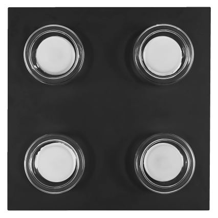 Osram - Luminária de teto LED para casa de banho ORBIS FLAME 4xLED/5,5W/230V 3000/4000K IP44 preta