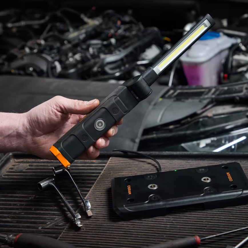 Osram - Lanterna recarregável LED regulável LEDINSPECT WIRE-FREE SLIM 600 LED/5W/3,7V IP54