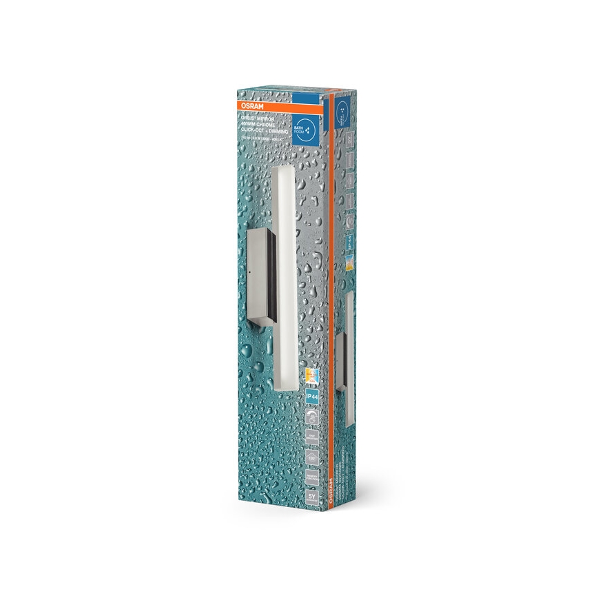 Osram - Iluminação LED regulável para espelho ORBIS MIRROR LED/6,8W/230V 40 cm 3000/4000K IP44 cromado brilhante