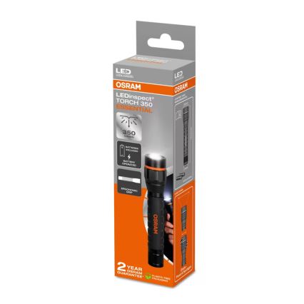 Osram - Lanterna de inspeção LED regulável LEDINSPECT TORCH 350 ESSENTIAL LED/4W/2xAAA IP44
