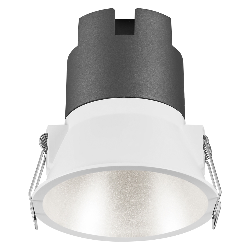 Osram - Luminária LED embutida SPOT TWIST, 10 W, 230 V, 4000 K, Ø 9,3 cm, branco/prateado