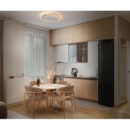 Osram - Candeeiro de teto LED dimerizável ORBIS LAYERS LED/50W/230V 2600-6000K 36x49 cm branco + comando remoto