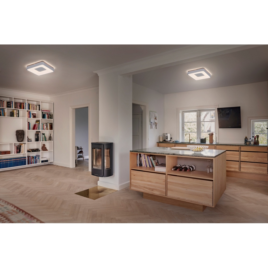 Osram - LED Luminária de teto dimerizável ORBIS PIANA LED/24W/230V 38x38 cm branca